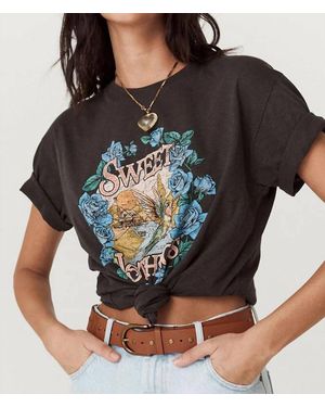 Spell Sweet Nothings Biker Tee - Black