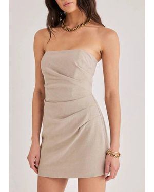 RUMER Ayla Mini Dress - Natural