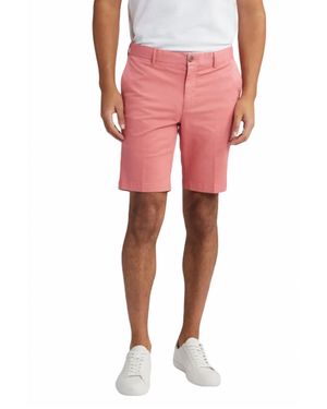 Scott Barber Microsanded Cotton Stretch Twill Shorts - Red