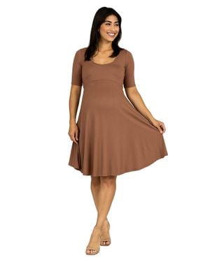 light brown skater dress Casual Wear High Quality Lily Brunch Dress for Women at House of Fett main image 0