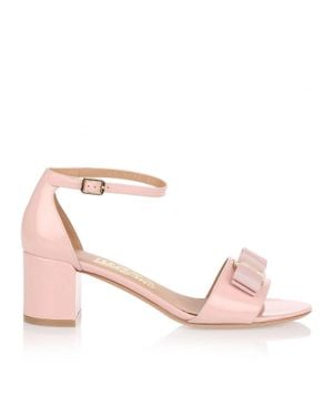 Ferragamo Gavina Ankle Strap Sandal - Pink