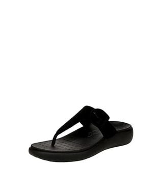 Vionic Activate I8702L1001 Sandals Suede Slip-On Gal1733 - Black