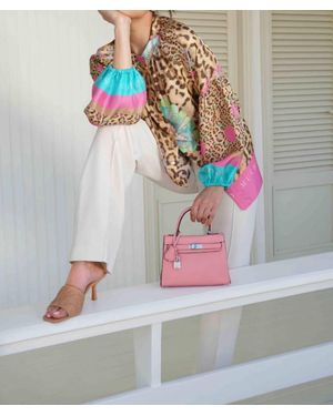 Mucho Gusto Pastel Dreams Blouse - Gray