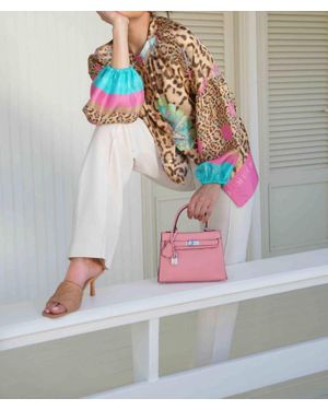 Mucho Gusto Pastel Dreams Blouse - Gray