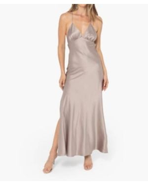 JBQ Savannah Maxi Dress - Gray