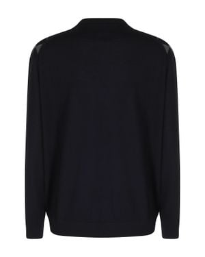 Semicouture Azalea Diamond-Pattern Sweater - Blue