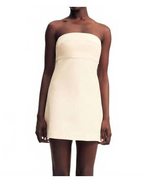 Shona Joy Lani Strapless Mini Dress - Natural
