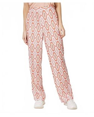 EsQualo Gloria Wide Leg Pants - Pink