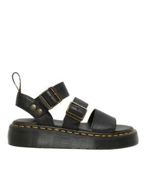Dr. Martens Gryphon Quad Pisa Chunky Platform Sandals - Black