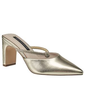 French Connection Fichi Front Knot Heel - Metallic