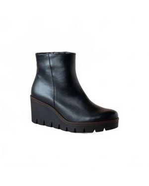 Gabor Wedge Boots - Blue