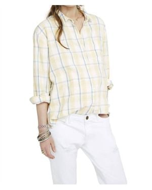 HATCH Cotton Boyfriend Shirt - White
