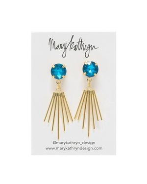 Mary Kathryn Designs Cleopatra Earrings - White