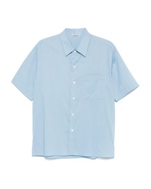 AURALEE Shirts Clear - Blue
