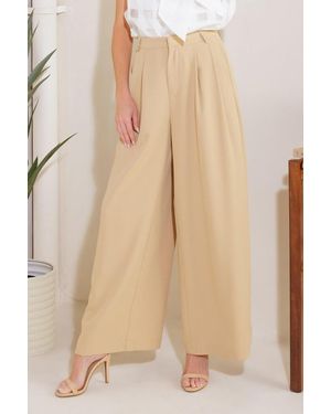 TRUEDAMES How Can It Be Woven Pants - Natural