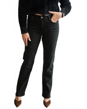 Mavi Kendra Straight Jeans - Black