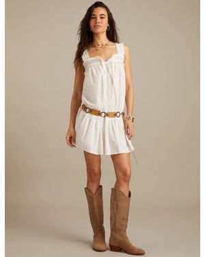Lucky Brand Easy Mini Day Dress - Natural