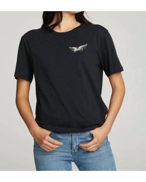 Chaser Brand Aerosmith Wings Logo Tee - Black