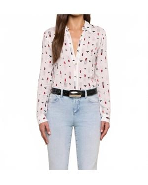 L'Agence Holly Blouse - White