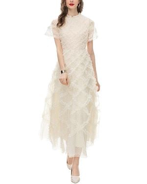 LIONELLO SALVI Midi Dress - White