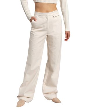 Matin High Rise Slim Pants - Natural
