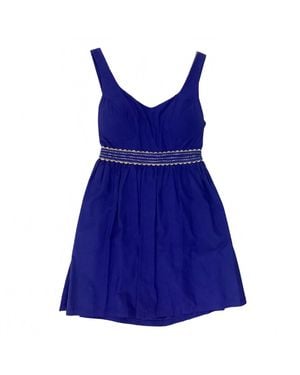 Judith March Poplin Dress - Blue
