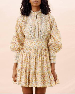 byTiMo Cotton Slub Mini Dress - Natural
