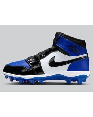 Nike Air Jordan 1 Mid Td Fj6805-401 Game Royal Football Cleat Liq928 - Blue