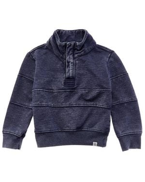 Sovereign Code Chance Mock Neck Pull-Over - Blue