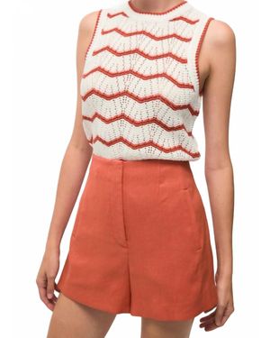 Veronica Beard Jazmin Short - Red
