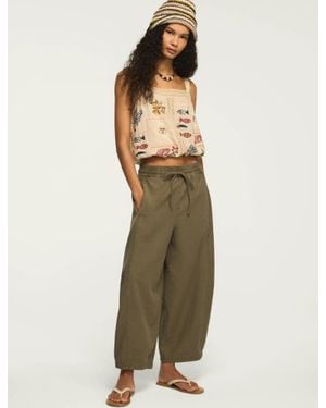 Lucky Brand Drawstring Balloon Pant - Green