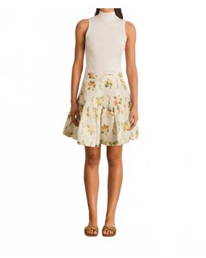 Aqua Blu Australia Paloma Mini Skirt - Natural