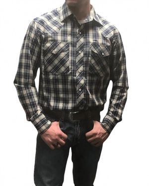 Wyoming Traders Plaid Western Shirt - Gray