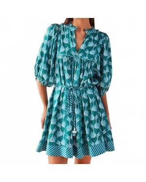 Omika Wren Mini Dress - Blue