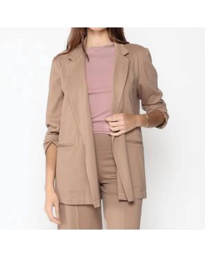 Ripley Rader Ponte Knit Oversized Blazer - Brown