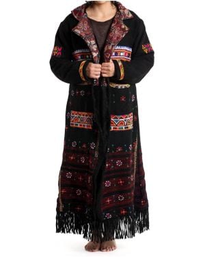 StandAwt Merino Wool Coat - Black