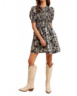 In-Loom Collins Mini Dress - Black