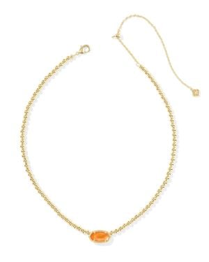 Kendra Scott Elisa Beaded Necklace - Metallic