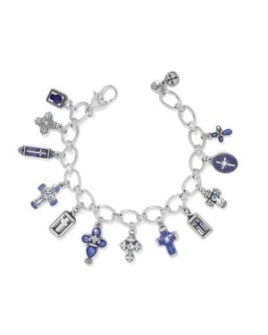 Brighton Unity Cross Charm Bracelet - Blue