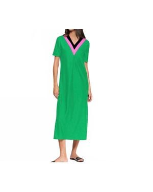 Vilagallo Punto Fluido Dress - Green