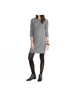 HATCH The Mila 3/4 Sleeve Dress - Black
