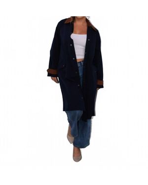 Active Basic Theodella Trench Coat - Blue