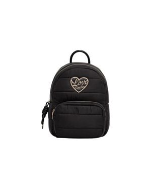 Love Moschino Nylon Backpack - Black