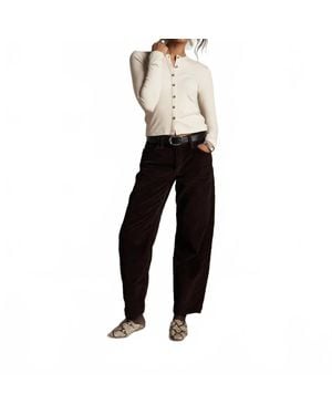 PERFECTWHITETEE Maureen Rib Cardigan - Black