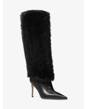 Michael Kors Dawn Faux Fur Boot - Black