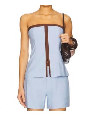 SOVERE Refine Bodice Top - Blue