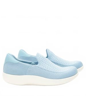 Alegria Steadie Knit Sneakers - Blue