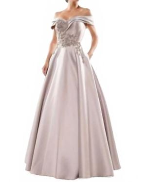 Marsoni by Colors Off The Shoulder Ball Gown - Pink
