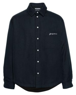 Jacquemus Padded Overshirt For - Blue