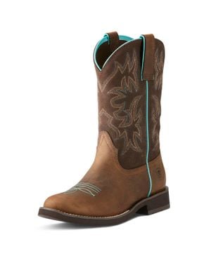 Ariat Delilah Round Toe Western Boot - Brown